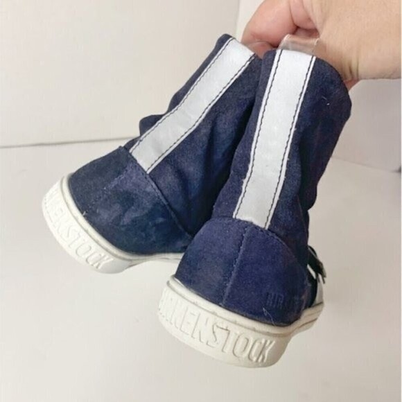 Birkenstock Toddler Big Kid Unisex Ballina Zip Up Suede Leather Naturleder Boots - Picture 6 of 16